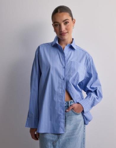 Neo Noir - Sininen - Dalma Stripe Shirt