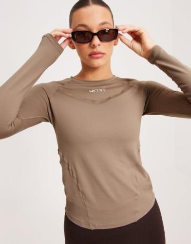 Aim'n - Ruskea - Soft Basic Long Sleeve