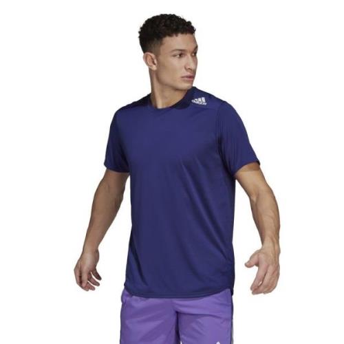 adidas Juoksu-t-paita Designed 4 Running - Navy