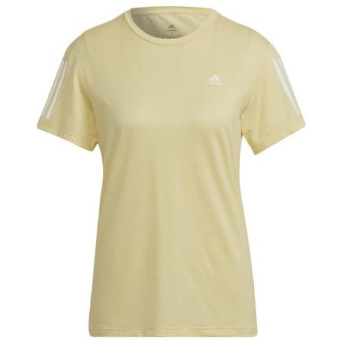 adidas Juoksu-t-paita Own The Run COOLER - Keltainen/Valkoinen Nainen