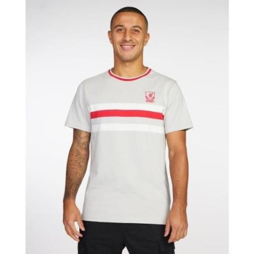 Liverpool T-paita Stripe 89 - Harmaa/Punainen