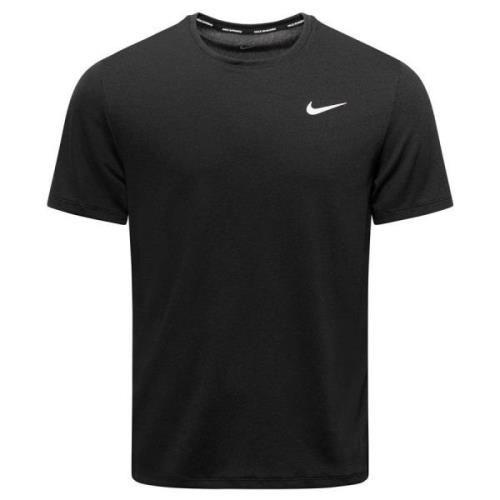 Nike Juoksu-t-paita Dri-FIT UV Miller - Musta/Hopea