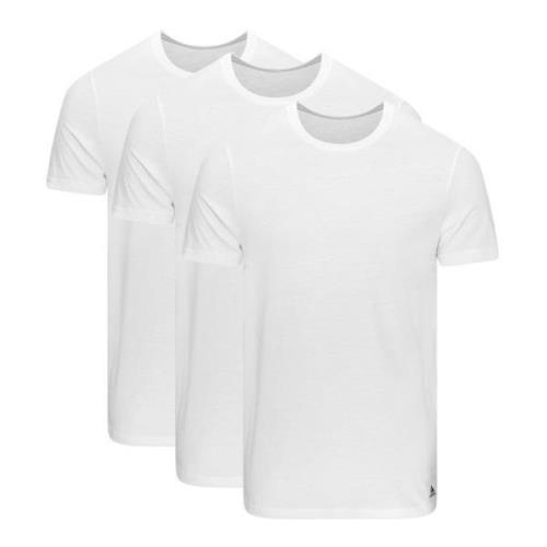 adidas T-paita Crewneck Paita 3-pack - Valkoinen