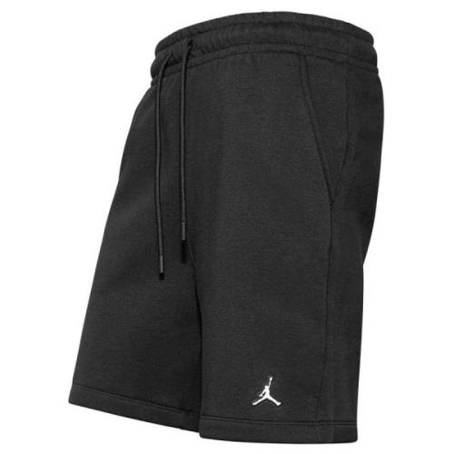 Nike Shortsit Jordan Essential Fleece - Musta/Valkoinen