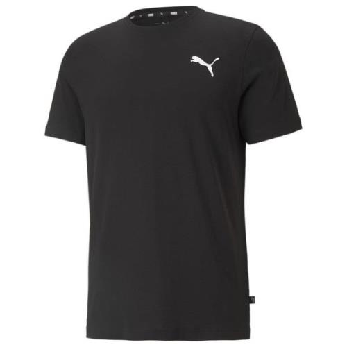 PUMA T-paita Essentials Small Logo - Musta/Valkoinen