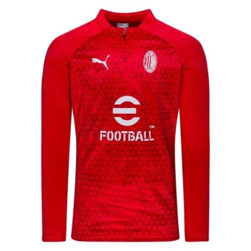 AC Milan Harjoituspaita Fleece - Punainen/Valkoinen