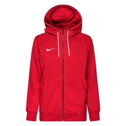 Nike Huppari Fleece FZ Park 20 - Punainen/Valkoinen Nainen