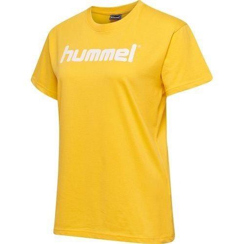 Hummel Go Cotton Logo T-paita - Keltainen Nainen