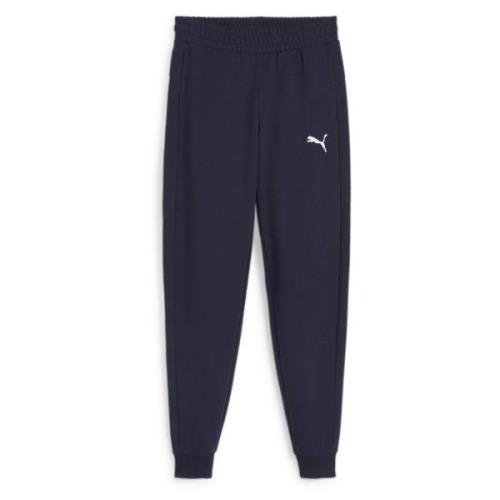 teamGOAL Casuals Pants Jr PUMA Navy-PUMA White