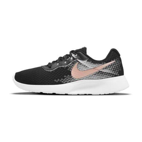 Nike Tanjun Women's Shoes BLACK/MTLC RED BRONZE-BARELY VOLT-W