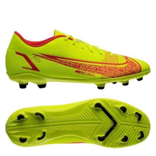 Nike Mercurial Vapor 14 Club MG Motivation - Neon/Punainen