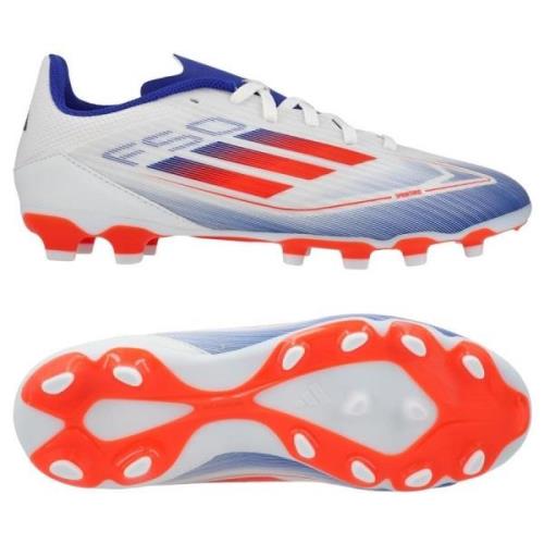 adidas F50 League MG Advancement - Valkoinen/Punainen/Sininen Lapset