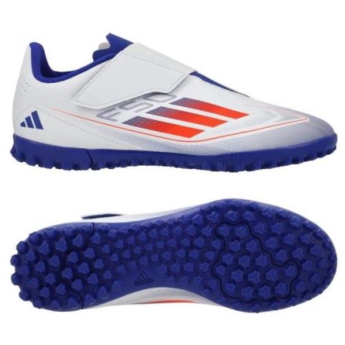 adidas F50 Club Velcro TF Advancement - Valkoinen/Punainen/Sininen Lap...