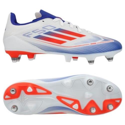 adidas F50 League SG Advancement - Valkoinen/Punainen/Sininen Lapset