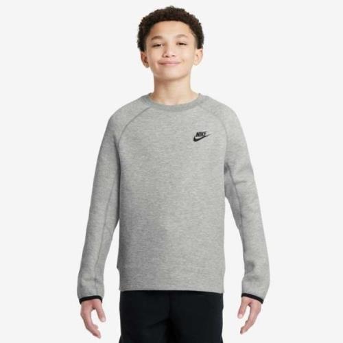 Nike Collegepaita NSW Tech Fleece 24 - Harmaa/Musta Lapset