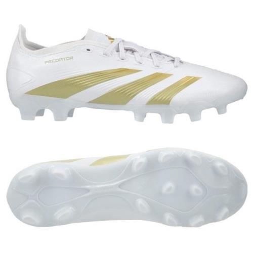 adidas Predator League MG Day Spark - Valkoinen/Kulta/Valkoinen