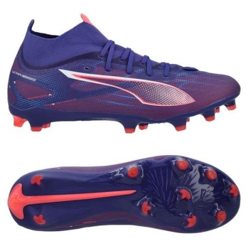 PUMA Ultra 5 Match + FG/AG Formula - Lapis Lazuli/Valkoinen/Pinkki Nai...