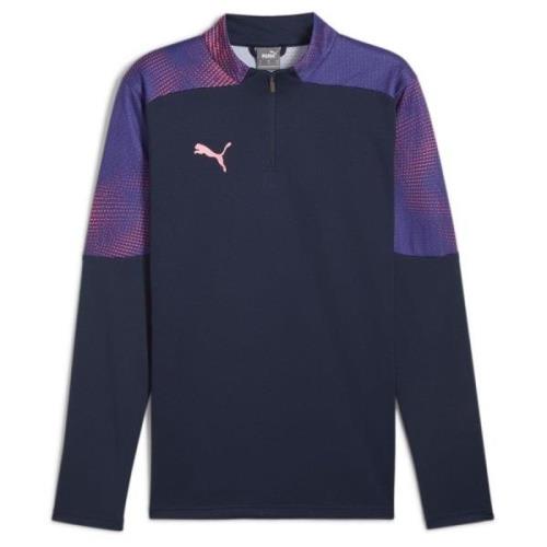 PUMA Harjoituspaita IndividualFINAL 1/4 vetoketju - Club Navy/Dark Ame...