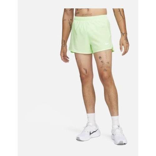 Nike Fast Men's Dri-FIT 3" Brief-Li VAPOR GREEN/BLACK/REFLECTIVE SILV