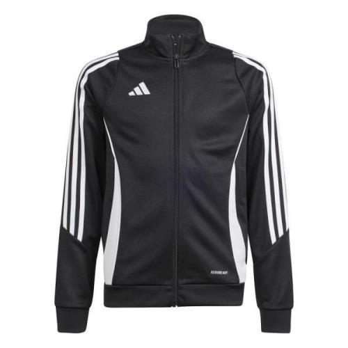 adidas Harjoituspaita Tiro 24 Full Zip - Musta/Valkoinen Lapset