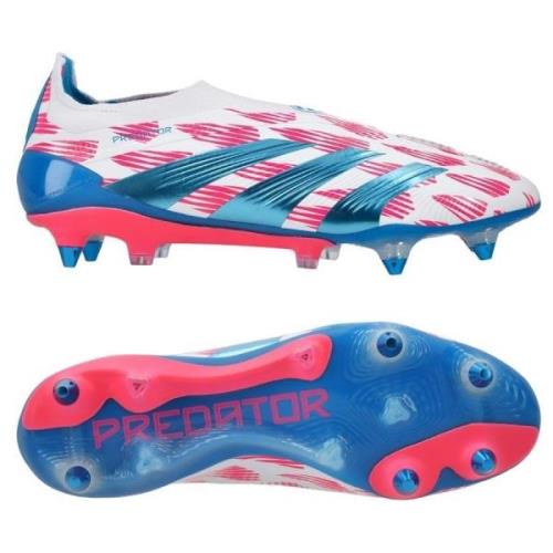 adidas Predator Elite Laceless SG Reemergence - Valkoinen/Sininen/Pink...