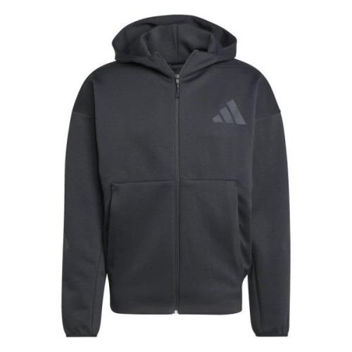 adidas Huppari Z.N.E. Full Zip - Musta