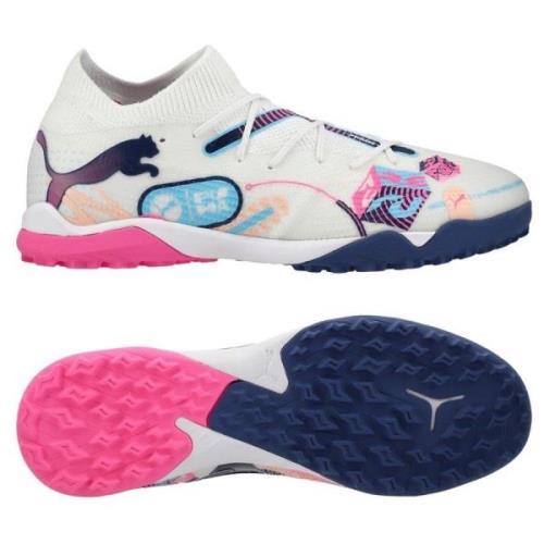 PUMA Future 7 Match TT Volume Up - Valkoinen/Sininen/Poison Pink/Fizzy...