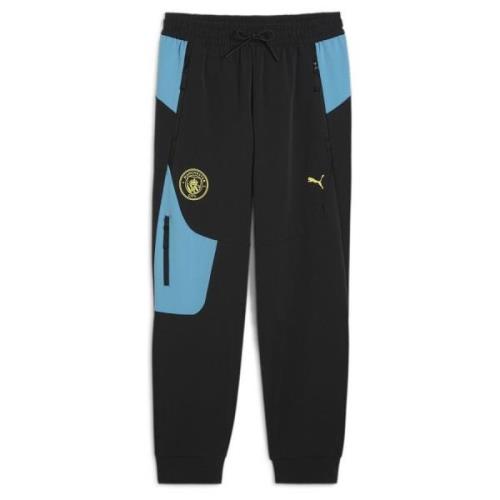 Manchester City Treenihousut Pumatech Woven - Musta/Magic Blue